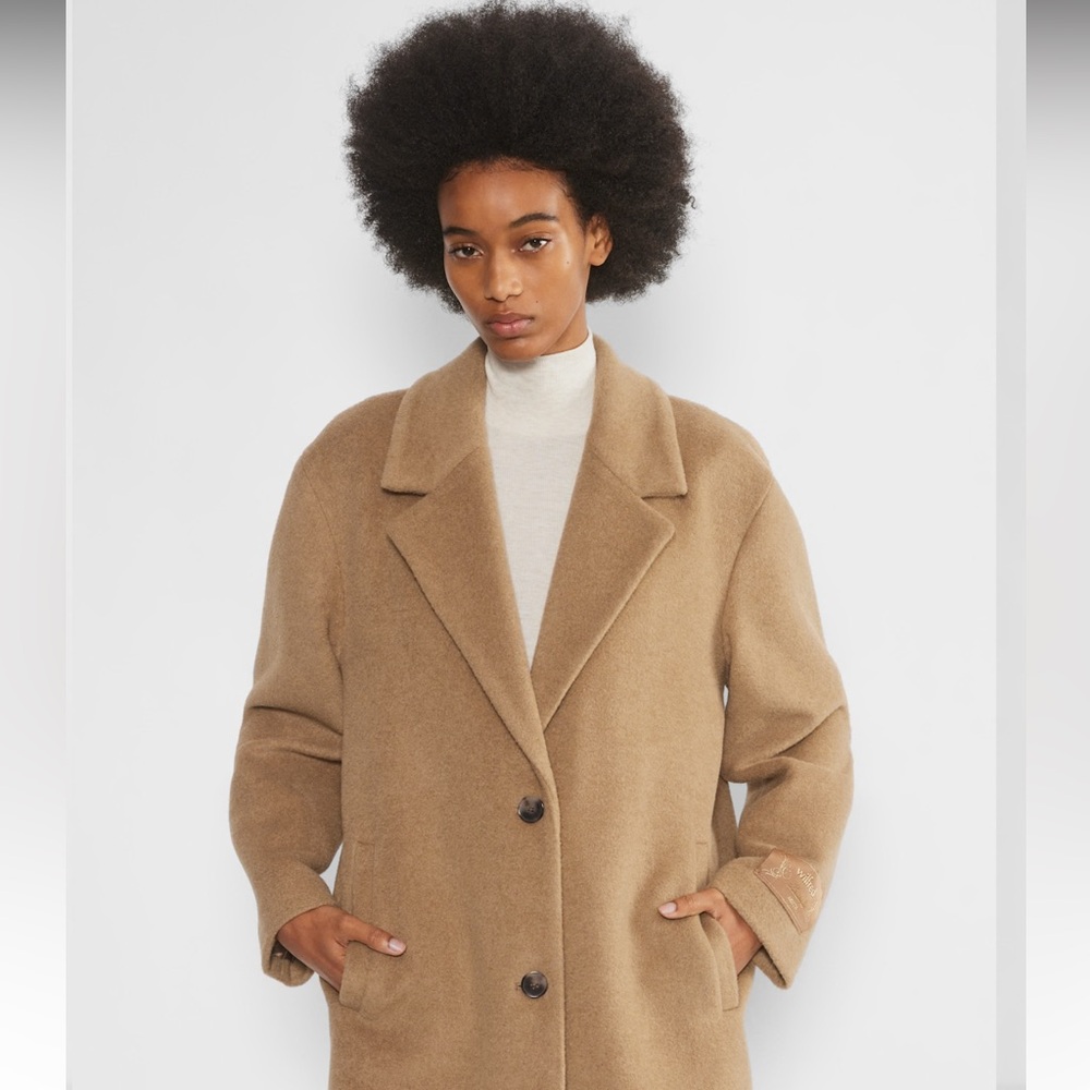 NWT Aritzia The Only Coat - (Re)Camel Wool - Picture 9 of 13